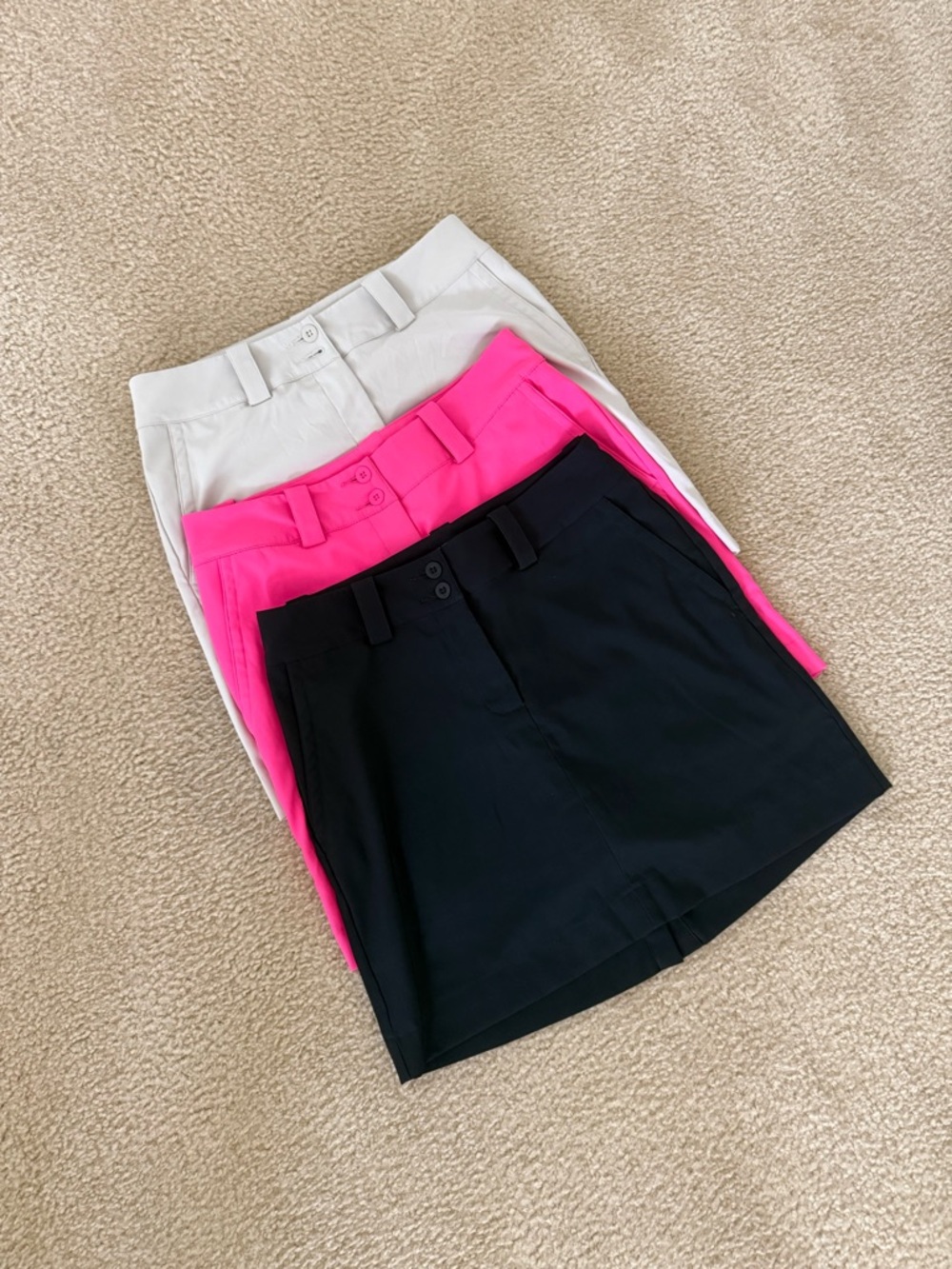 Nike Women's Skirt Set - Black, Hot Pink, Grey